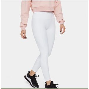 Halara- white yoga pants with pockets